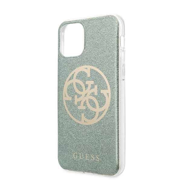 GUESS GUHCN58PCUGLKA IPHONE 11 PRO KHAKI HARD CASE 4G CIRCLE GLITTER