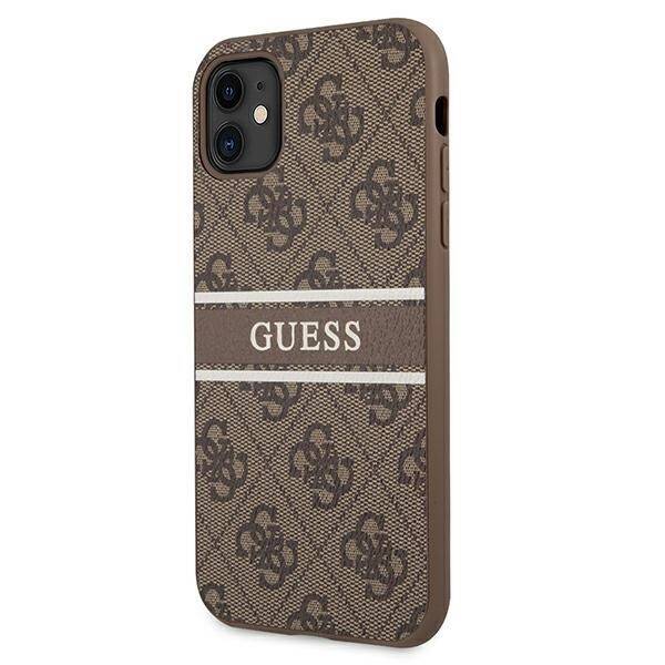 GUESS GUHCN614GDBR IPHONE 11 / XR 6.1 "BRONZE / BROWN HARDCASE 4G STRIPE