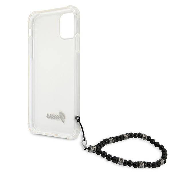 GUESS GUHCN61KPSBK IPHONE 11 6.1 " / XR TRANSPARENT HARDCASE BLACK PEARL