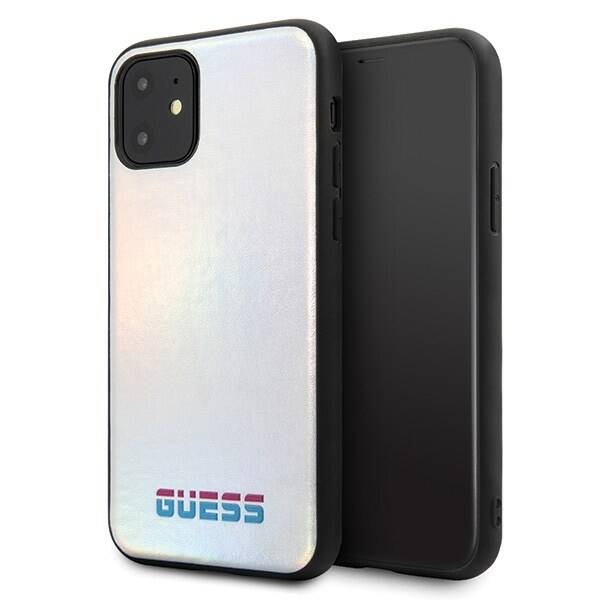 GUESS GUHCN65BLD IPHONE 11 PRO MAX SILVER/SILVER HARD CASE IRIDESCENT