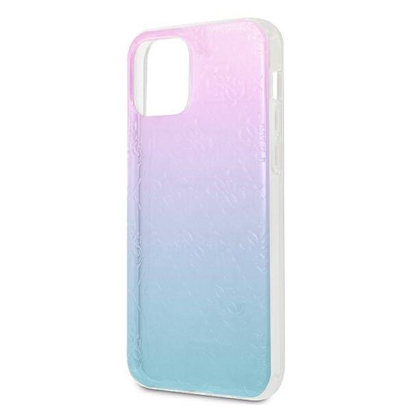 GUESS GUHCP12L3D4GGBP IPHONE 12 PRO MAX 6.7 "BLUE-PINK/BLUE & PINK HARDCASE 4G 3D PATTERN COLLECTION