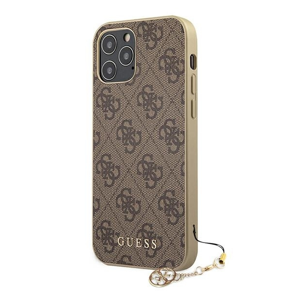 GUESS GUHCP12LGF4GBR IPHONE 12 PRO MAX 6.7 "BRONZE/BROWN HARDCASE 4G CHARMS COLLECTION