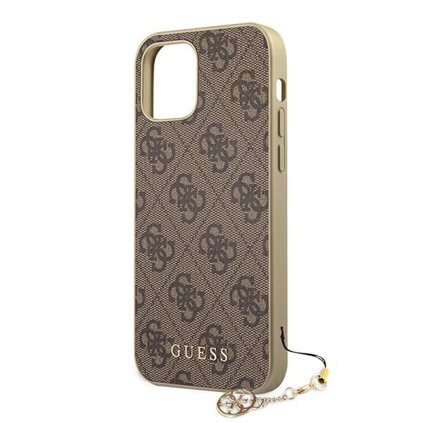 GUESS GUHCP12LGF4GBR IPHONE 12 PRO MAX 6.7 "BRONZE/BROWN HARDCASE 4G CHARMS COLLECTION