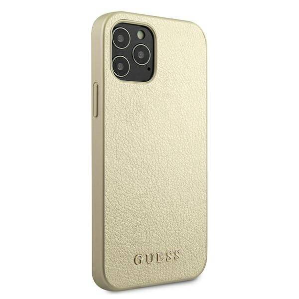 GUESS GUHCP12LIGGO IPHONE 12 PRO MAX 6.7 "ZŁOTY/GOLD HARDCASE IRIDESCENT