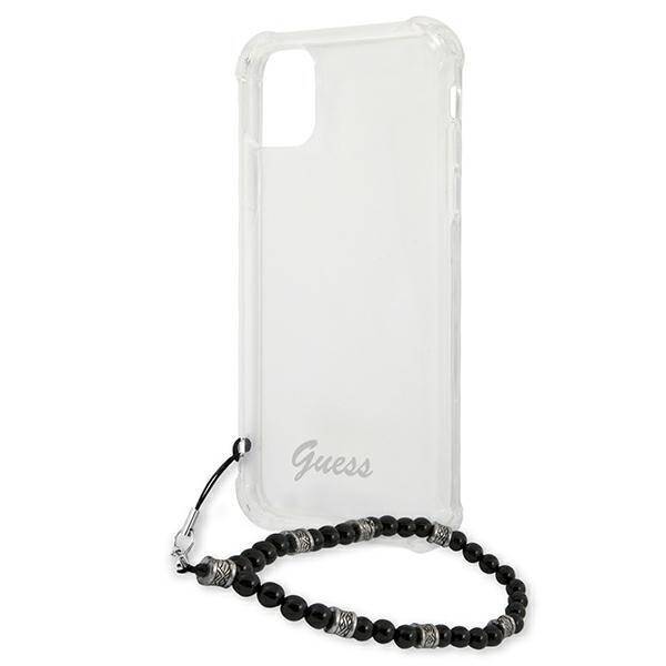 GUESS GUHCP12LKPSBK IPHONE 12 PRO MAX 6.7 "TRANSPARENT HARDCASE BLACK PEARL