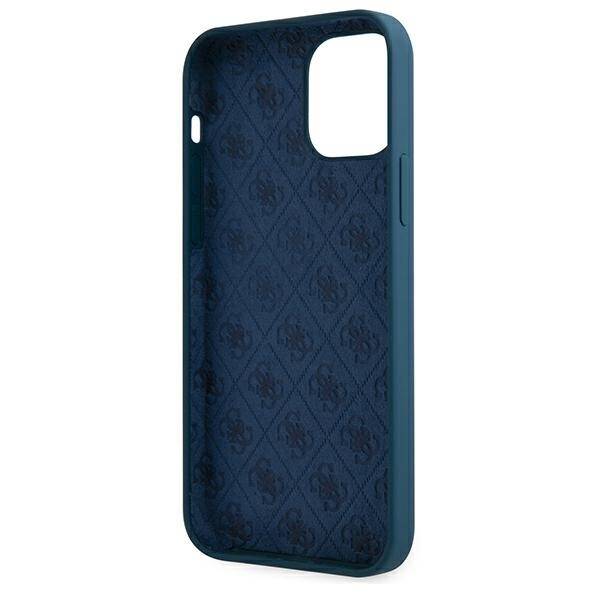 GUESS GUHCP12LLSLMGBL IPHONE 12 PRO MAX 6.7 "BLUE/BLUE HARDCASE METAL LOGO SCRIPT