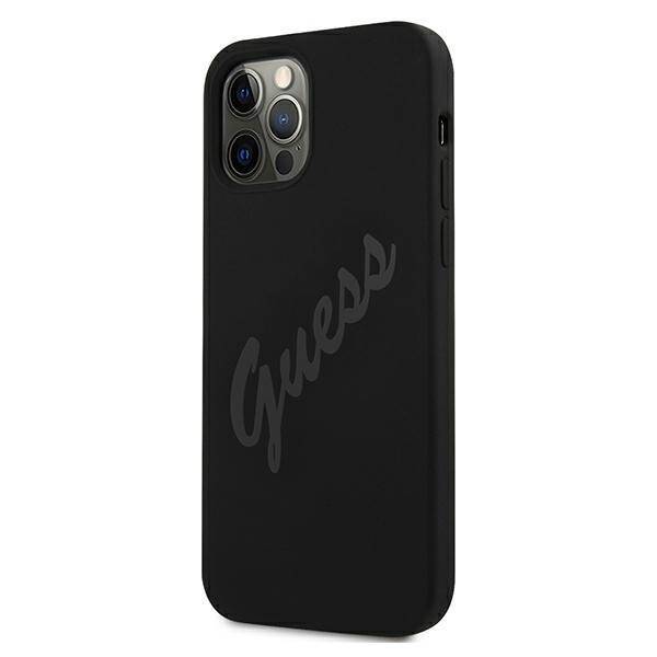 GUESS GUHCP12LLSVSBK IPHONE 12 PRO MAX 6.7 "BLACK/BLACK HARDCASE SCRIPT VINTAGE