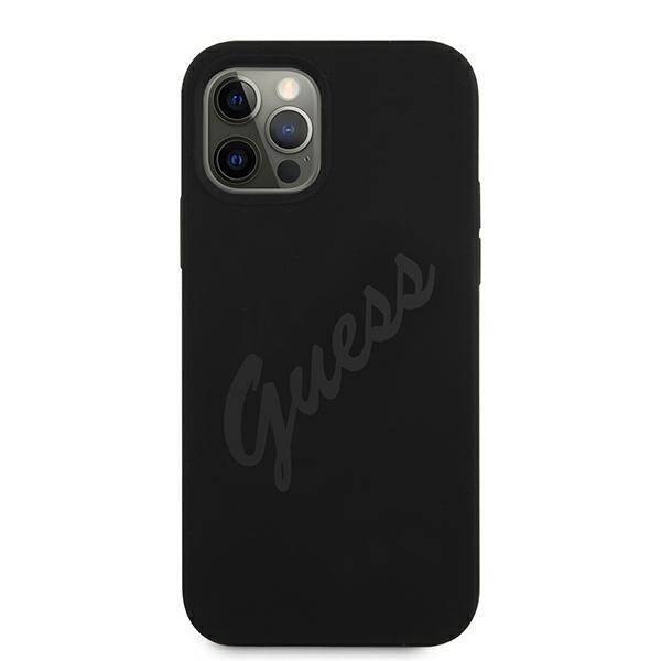 GUESS GUHCP12LLSVSBK IPHONE 12 PRO MAX 6.7 "BLACK/BLACK HARDCASE SCRIPT VINTAGE