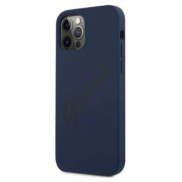 GUESS GUHCP12LLSVSBL IPHONE 12 PRO MAX 6.7 "BLUE/BLUE HARDCASE SCRIPT VINTAGE