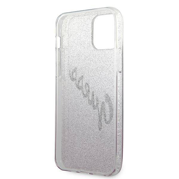 GUESS GUHCP12LPCIGLSPI IPHONE 12 PRO MAX 6.7 "PINK/PINK HARDCASE GLITTER GRADIENT SCRIPT