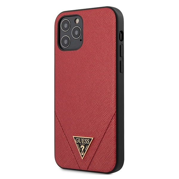 GUESS GUHCP12LVSATMLRE IPHONE 12 PRO MAX 6.7 "RED/RED HARDCASE SAFFIANO