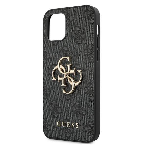 GUESS GUHCP12M4GMGGR IPHONE 12/12 PRO 6.1 "GRAY/GRAY HARDCASE 4G BIG METAL LOGO