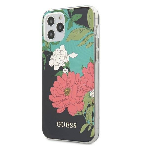 GUESS GUHCP12MIMLFL01 IPHONE 12/12 PRO 6.1 "BLACK/BLACK N ° 1 FLOWER COLLECTION