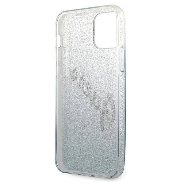 GUESS GUHCP12MPCLSBL IPHONE 12/12 PRO 6.1 "BLUE/BLUE HARDCASE GLITTER GRADIENT SCRIPT