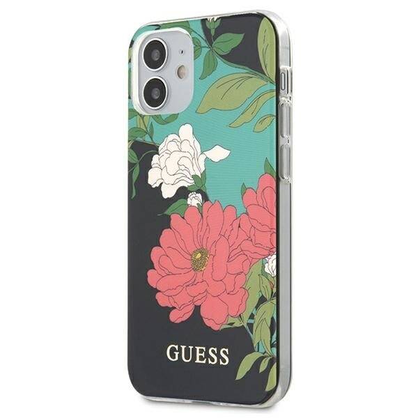 GUESS GUHCP12SIMLFL01 IPHONE 12 MINI 5.4 "BLACK/BLACK N ° 1 FLOWER COLLECTION