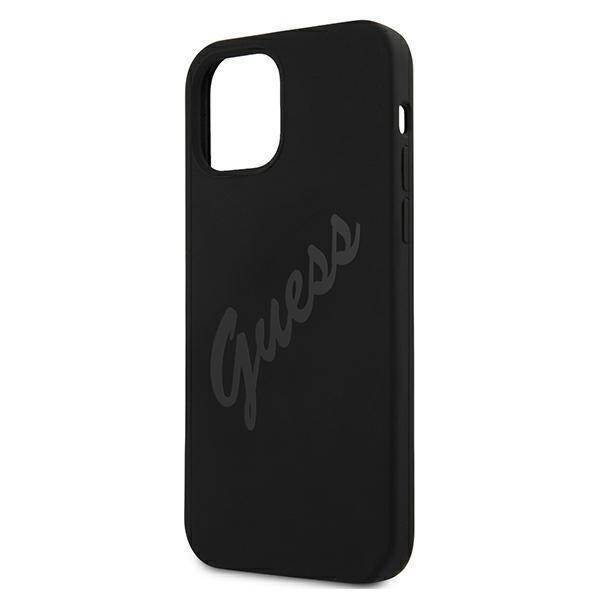 GUESS GUHCP12SVSBK IPHONE 12 MINI 5.4 "BLACK/BLACK HARDCASE SCRIPT VINTAGE