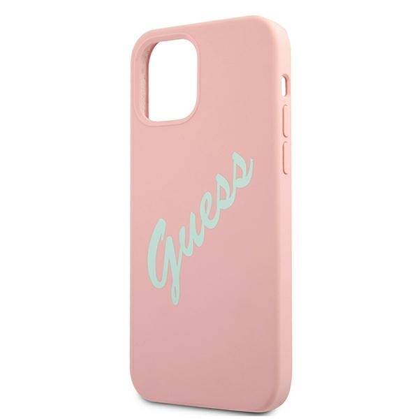 GUESS GUHCP12SVSPG IPHONE 12 MINI 5.4 "PINK GREEN/GREEN PINK HARDCASE SILICONE VINTAGE