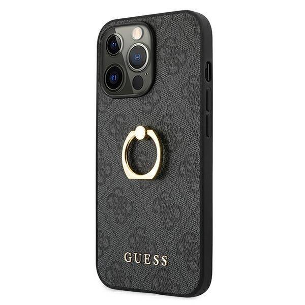 GUESS GUHCP13L4GRGRGR IPHONE 13 PRO / 13 6.1 "GRAY / GRAY HARDCASE 4G WITH RING STANDARD