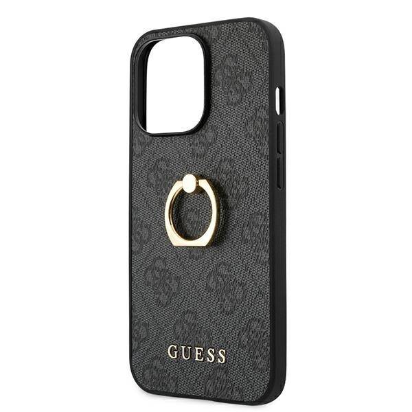 GUESS GUHCP13L4GRGRGR IPHONE 13 PRO / 13 6.1 "GRAY / GRAY HARDCASE 4G WITH RING STANDARD