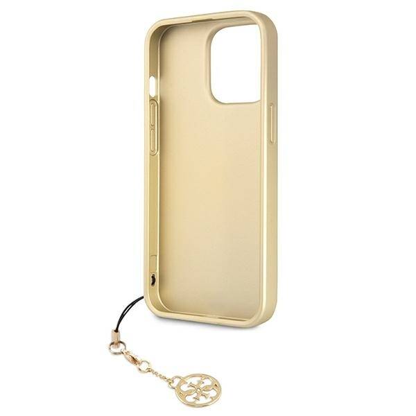 GUESS GUHCP13LGF4GBR IPHONE 13 PRO / 13 6.1 "BRONZE / BROWN HARDCASE 4G CHARMS COLLECTION