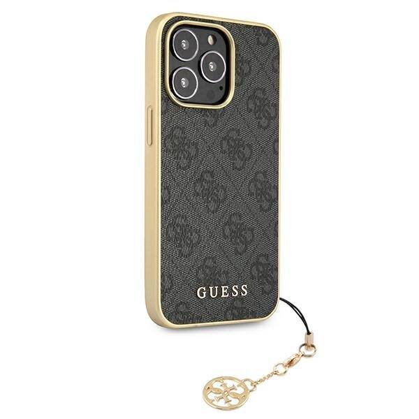 GUESS GUHCP13LGF4GGGR IPHONE 13 PRO / 13 6.1 "GRAY / GRAY HARDCASE 4G CHARMS COLLECTION