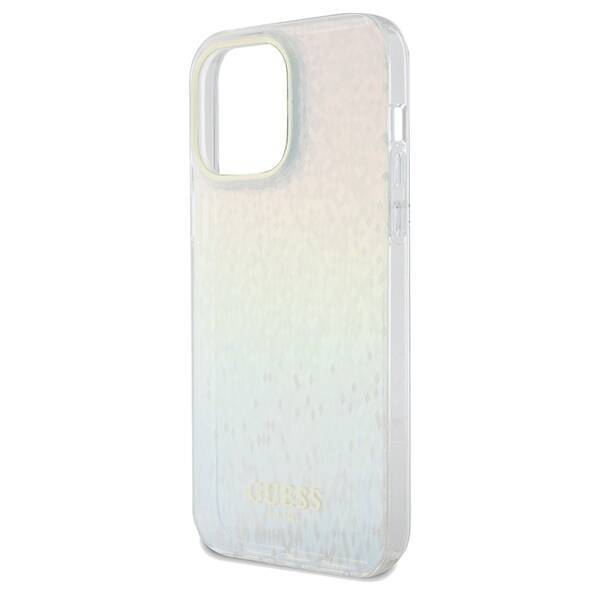 GUESS GUHCP13LHDECMI IPHONE 13 PRO / 13 MULTI -COLORED HARDCASE IML FACETED MIRROR DISCO IRIDESCENT