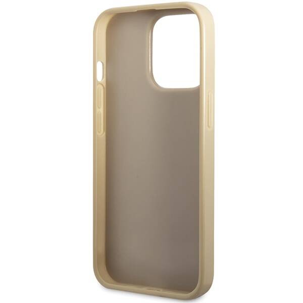 GUESS GUHCP13LHG4SGD IPHONE 13 PRO / 13 6.1 "ZLOTY / GOLD HARDCASE GLITTER SCRIPT BIG 4G