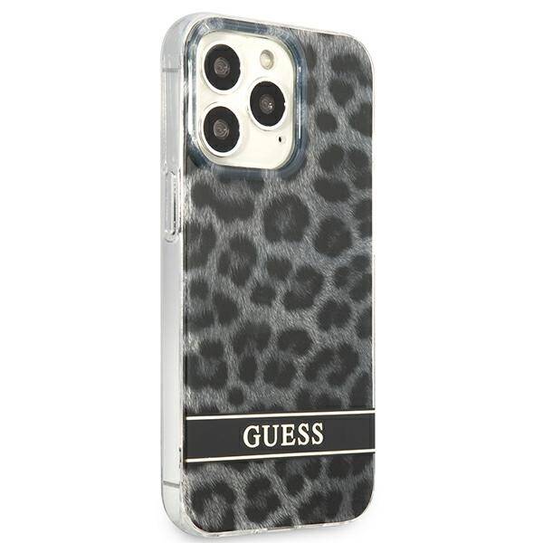 GUESS GUHCP13LHSLEOK IPHONE 13 PRO / 13 6.1 "GRAY / GRAY HARDCASE LEOPARD