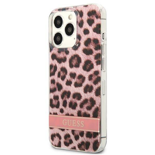 GUESS GUHCP13LHSLEOP IPHONE 13 PRO / 13 6.1 "PINK / PINK HARDCASE LEOPARD