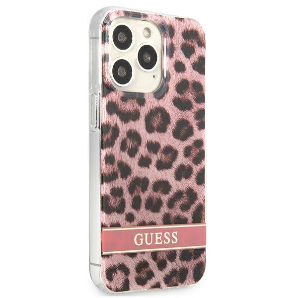 GUESS GUHCP13LHSLEOP IPHONE 13 PRO / 13 6.1 "PINK / PINK HARDCASE LEOPARD