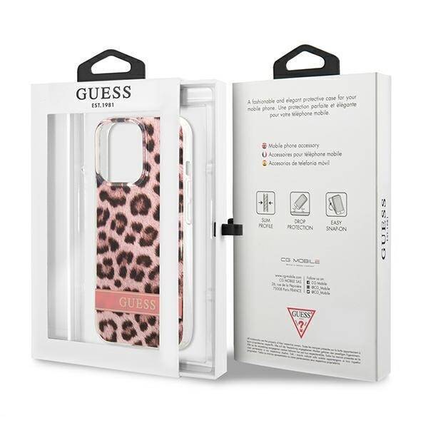 GUESS GUHCP13LHSLEOP IPHONE 13 PRO / 13 6.1 "PINK / PINK HARDCASE LEOPARD