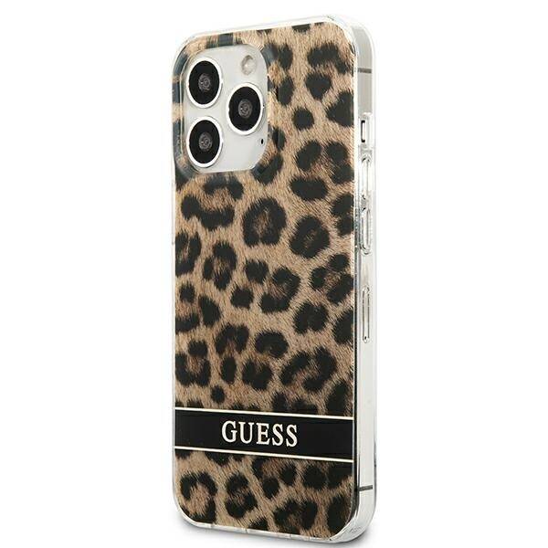 GUESS GUHCP13LHSLEOW IPHONE 13 PRO / 13 6.1 "BROWN / BROWN HARDCASE LEOPARD