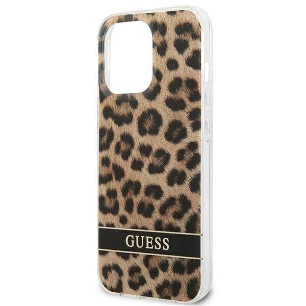 GUESS GUHCP13LHSLEOW IPHONE 13 PRO / 13 6.1 "BROWN / BROWN HARDCASE LEOPARD