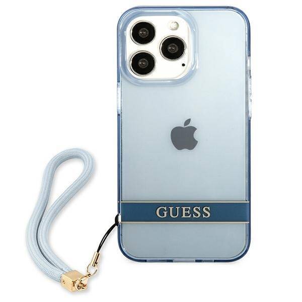 GUESS GUHCP13LHTSGSB IPHONE 13 PRO / 13 6.1 "BLUE / BLUE HARDCASE TRANSLUCENT STAP