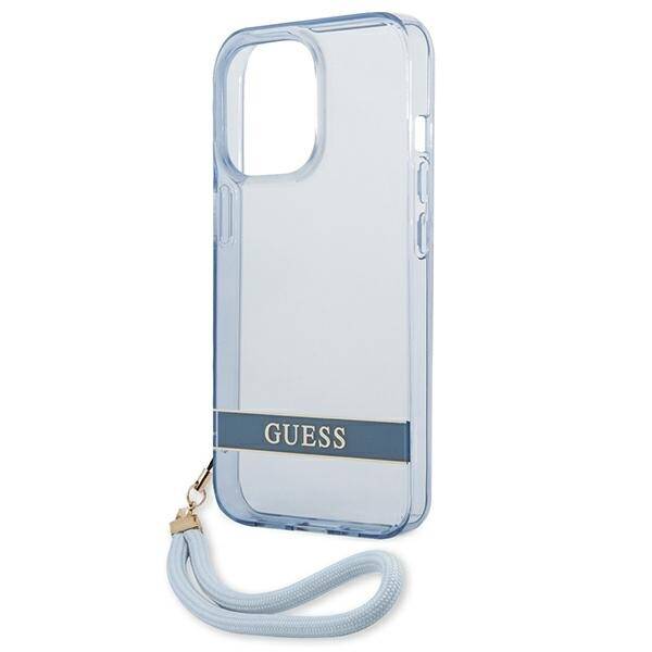 GUESS GUHCP13LHTSGSB IPHONE 13 PRO / 13 6.1 "BLUE / BLUE HARDCASE TRANSLUCENT STAP