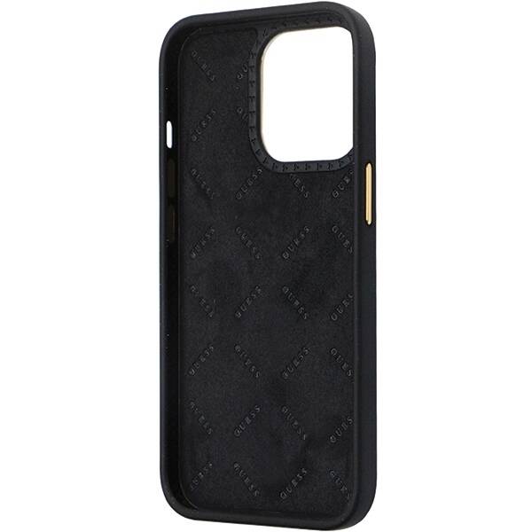 GUESS GUHCP13LM4DGPK IPHONE 13 PRO / 13 6.1 "BLACK / BLACK HARDCASE SILICONE LOGO STRASS 4G