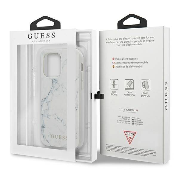 GUESS GUHCP13LPCUMAWH IPHONE 13 PRO / 13 6.1 "WHITE / WHITE HARDCASE MARBLE