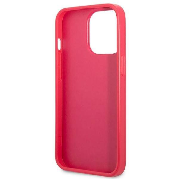 GUESS GUHCP13LPS4MF IPHONE 13 PRO / 13 6.1 "PINK / PINK HARDCASE SAFFIANO 4G SMALL METAL LOGO