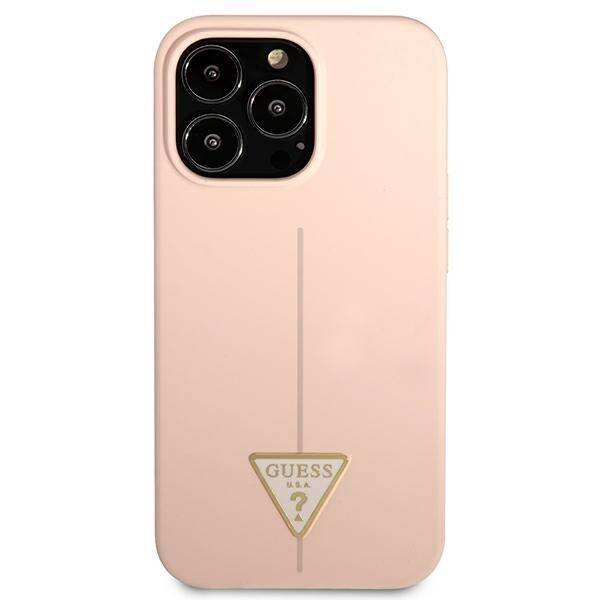 GUESS GUHCP13LSLTGP IPHONE 13 PRO / 13 6.1 "PINK / PINK HARDCASE SILICONE TRIANGLE