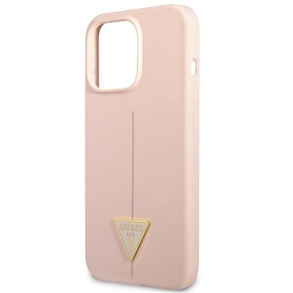 GUESS GUHCP13LSLTGP IPHONE 13 PRO / 13 6.1 "PINK / PINK HARDCASE SILICONE TRIANGLE