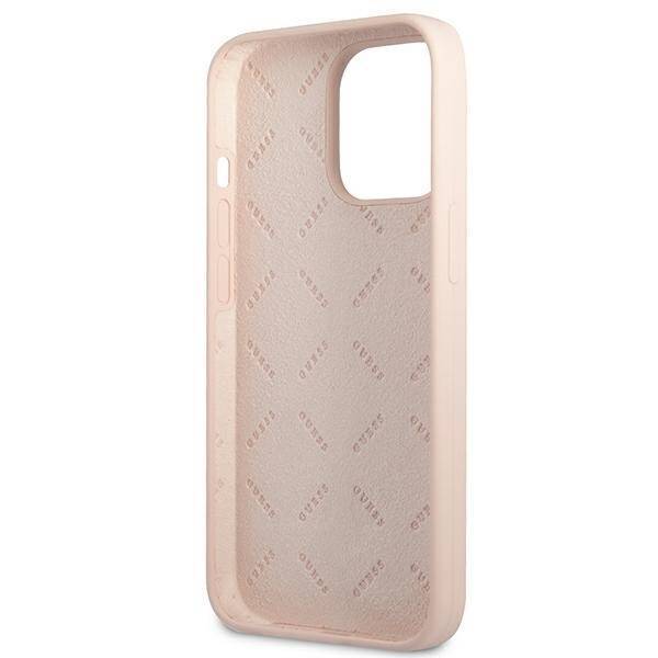 GUESS GUHCP13LSLTGP IPHONE 13 PRO / 13 6.1 "PINK / PINK HARDCASE SILICONE TRIANGLE