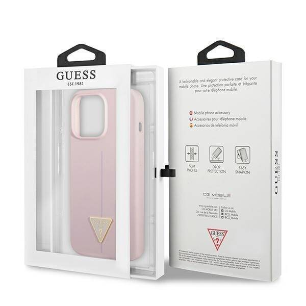 GUESS GUHCP13LSLTGU IPHONE 13 PRO / 13 6.1 "PURPLE / PURPLE HARDCASE SILICONE TRIANGLE