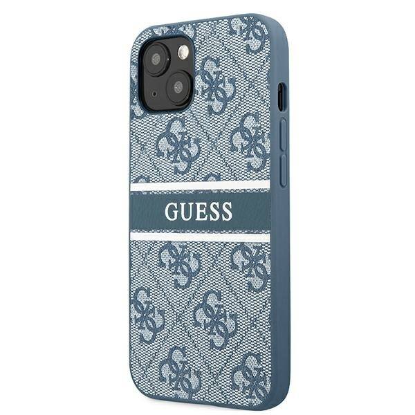 GUESS GUHCP13M4GDBL IPHONE 13/14/15 BLUE / BLUE HARDCASE 4G STRIPE