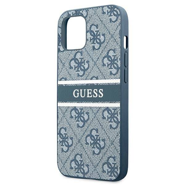 GUESS GUHCP13M4GDBL IPHONE 13/14/15 BLUE / BLUE HARDCASE 4G STRIPE