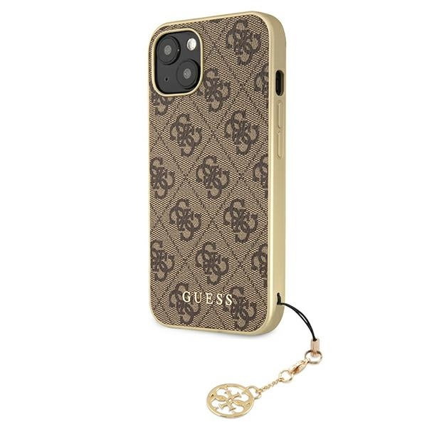 GUESS GUHCP13MGF4GBB IPHONE 13/14/15 6.1 "BRONZE / BROWN HARDCASE 4G CHARMS COLLECTION