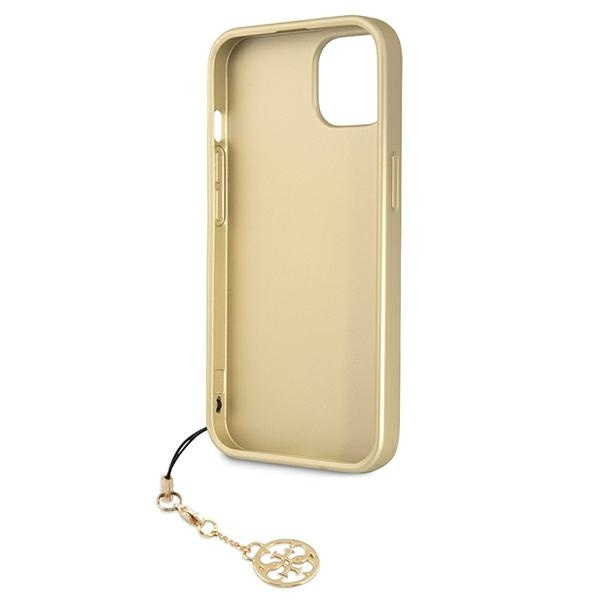 GUESS GUHCP13MGF4GBB IPHONE 13/14/15 6.1 "BRONZE / BROWN HARDCASE 4G CHARMS COLLECTION