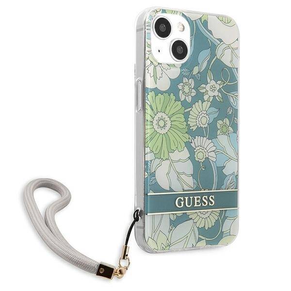 GUESS GUHCP13MHFLSN IPHONE 13/14/15 6.1 "GREEN / GREEN HARDCASE FLOWER STRAP