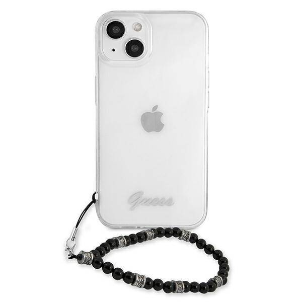 GUESS GUHCP13MKPSBK IPHONE 13/14/15 6.1 "TRANSPARENT HARDCASE BLACK PEARL