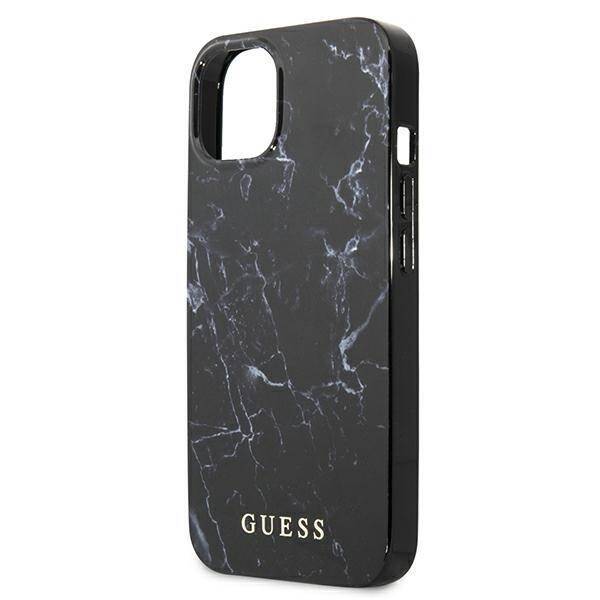 GUESS GUHCP13MPCUMABK IPHONE 13/14/15 6.1 "BLACK / BLACK HARDCASE MARBLE