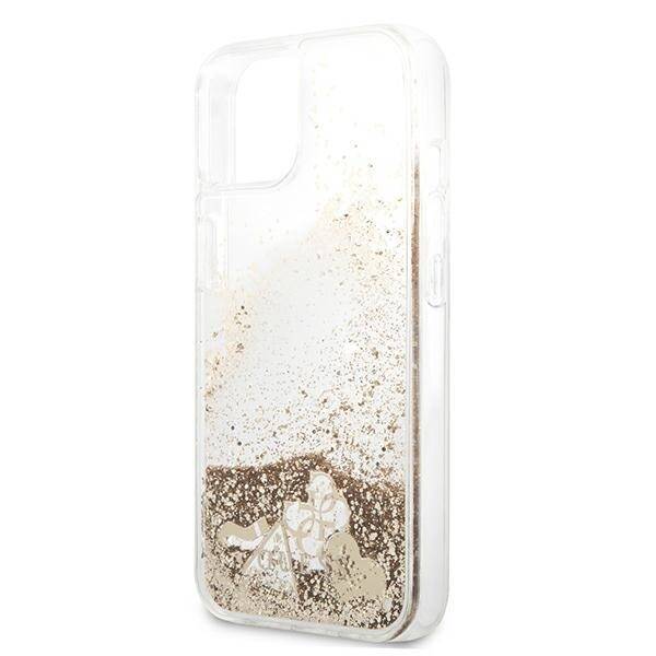 GUESS GUHCP13SGGLHFLGO IPHONE 13 MINI 5.4 "GOLD/GOLD HARDCASE GLITTER CHARMS